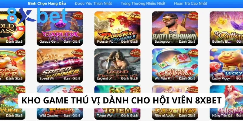 Điều Khoản 8xBet - Đảm Bảo Quyền Lợi Và Trải Nghiệm An Toàn Hội viên 8xbet được tiếp cận hàng ngàn tựa game thú vị